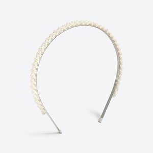 J. Crew pearl cluster headband